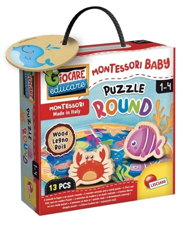 Montessori Baby - Okrągłe puzzle - Lisciani