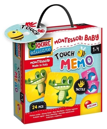 Montessori Baby Touch - Gra pamięciowa - Lisciani