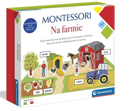 Montessori Na farmie - Clementoni