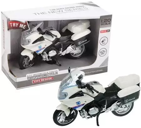 Motocykl ratunkowy z dźwiękiem i światłem - Trifox