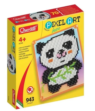 Mozaika Pixel Art basic Panda - Quercetti