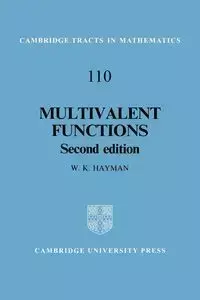 Multivalent Functions - Hayman W. K.