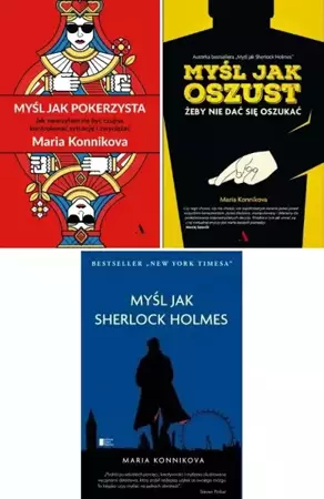 Myśl jak Sherlock Holmes PAKIET 3, Maria Konnikova - Maria Konnikova