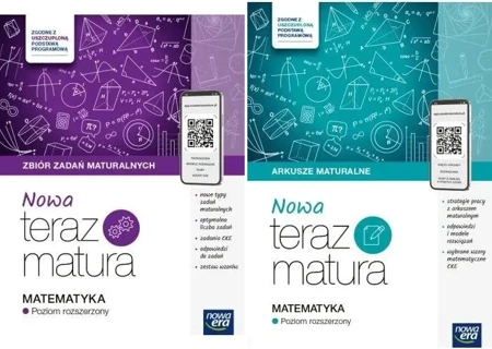 NOWA Teraz Matura Matematyka Arkusze Maturalne + zbiór zadań Rozszerzony - Opracowanie zbiorowe