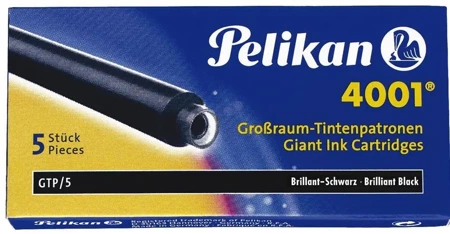 Naboje długie GTP/5 czarne - PELIKAN