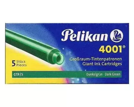 Naboje długie GTP/5 zielone - PELIKAN