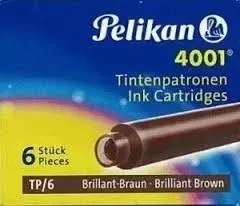 Naboje krótkie TP/6 brązowe - PELIKAN