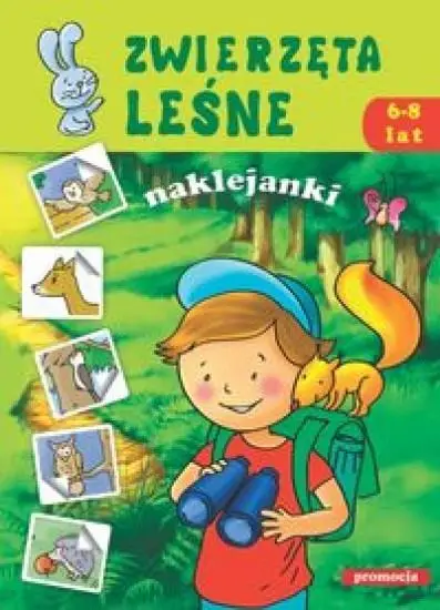 Naklejanki - Zwierzęta leśne - praca zbiorowa