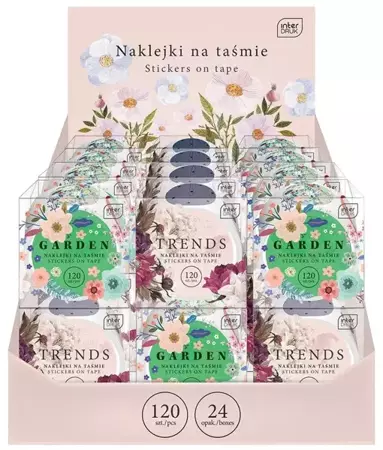 Naklejki na taśmie Flowers - INTERDRUK