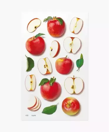Naklejki ozdobne owoce - jabłka - Appree