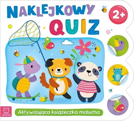 Naklejkowy quiz 2+ Aktywizująca książeczka malucha - Agnieszka Bator