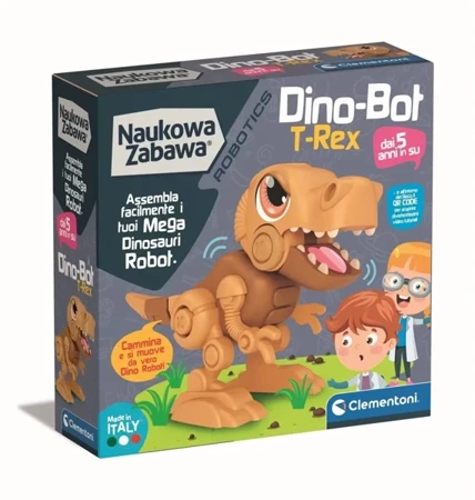 Naukowa zabawa. Dino-Bot T-Rex - Clementoni