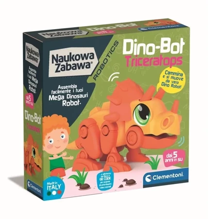 Naukowa zabawa. Dino-Bot Triceratops - Clementoni