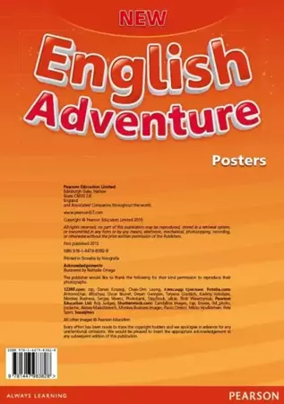 New English Adventure PL 3 Posters - Pearson