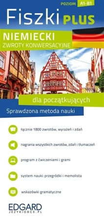 Niemiecki Fiszki PLUS Zwroty dla początkujących - Eliza Chabros, Ewa Kędzierska, Zuzanna Pytlińska