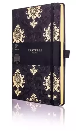 Notatnik 13x21cm linia Castelli Baroque Gold