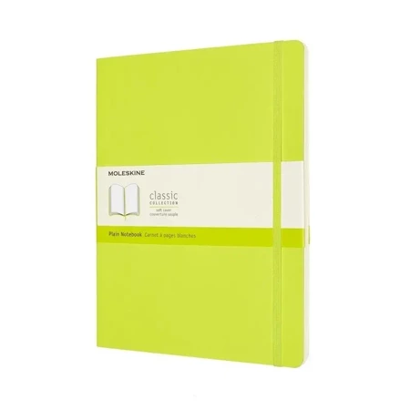 Notes Classic XL 19x25 gładki 192str BR lemon gree - Moleskine