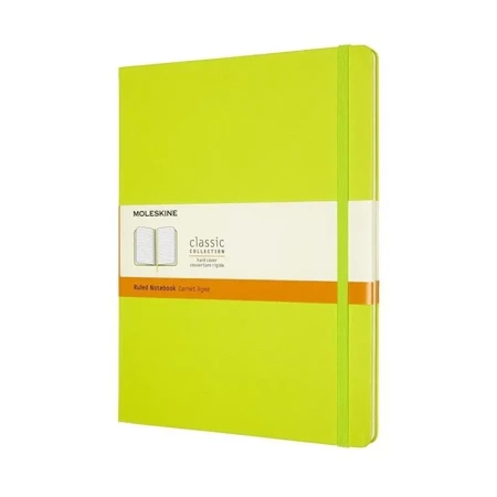 Notes Classic XL 19x25 linia 192str TW lemon green - Moleskine