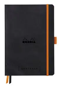 Notes Rhodia Rhodiarama Goalbook black  A5 w kropki Softcover - Rhodium Inc.