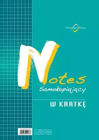 Notes samokopiujący w kratkę N-100-1 - Michalczyk i Prokop