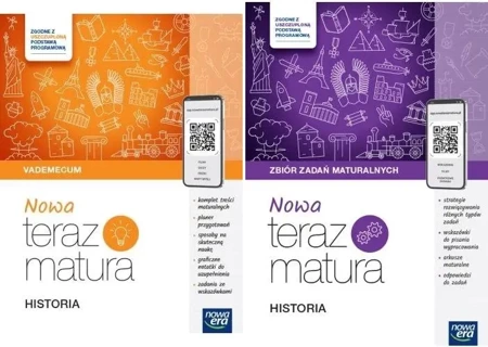 Nowa Teraz Matura 2025. Historia. ZESTAW VADEMECUM + ZBIÓR ZADAŃ ZR - Krzysztof Jurek, Paweł Klint