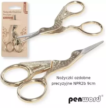 Nożyczki ozdobne precyzyjne 9cm - Penword