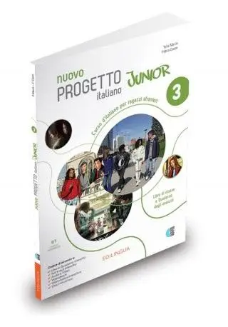 Nuovo Progetto italiano junior 3 podręcznik + ćw + - Marin Telis, Fabio Caon