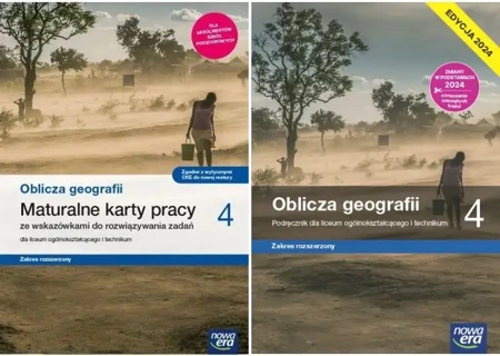 OBLICZA GEOGRAFII 4 PODRĘCZNIK + MATURALNE KARTY PRACY ROZSZERZONY 2024 LO - Violetta Feliniak, Katarzyna Maciążek, Bogusława