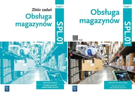 OBSŁUGA MAGAZYNÓW PODRĘCZNIK + ZBIÓR ZADAŃ SPL.01 WSiP Część 1 LOGISTYK 23 - Grażyna Karpus