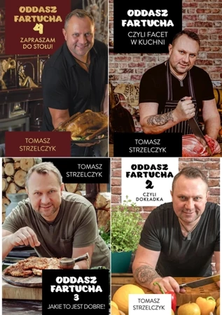 ODDASZ FARTUCHA tom 1-4 PAKIET ZESTAW Tomasz Strzelczyk - Tomasz Strzelczyk