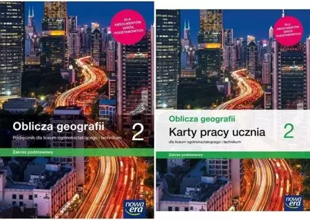 Oblicza geografii 2 Podręcznik Karty pracy ZP 2020 - Tomasz Rachwał, Radosław Uliszak, Krzysztof Wiede