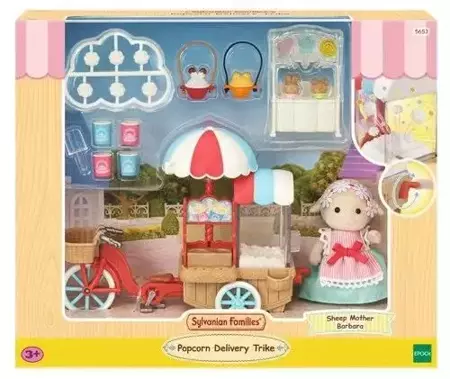 Obwoźny sklepik z popcornem zestaw z figurką - Sylvanian Families