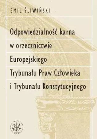 Odpowiedzialność karna w orzecznictwie Europejskie - Emil Śliwiński