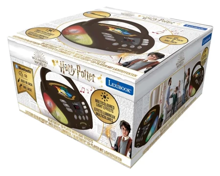 Odtwarzacz CD Bluetooth Harry Potter z efektami świetlnymi RCD109HP - Lexibook