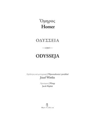 Odysseja w.grecko-polska - Homer