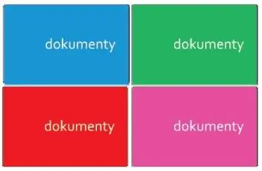 Okładka na dokumenty Duo PVC Modern mix - Centrum