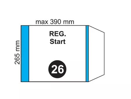Okładka na podr regulowana NR 26 (20szt) - Fol-Plast