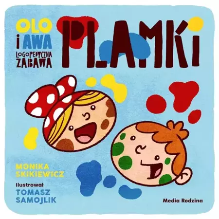 Olo i Awa. Logopedyczna zabawa. Plamki - Monika Skikiewicz, Tomasz Samojlik