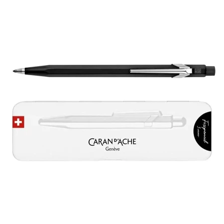 Ołówek automatyczny Fixpencil 3mm w pudełku czarny - Carandache