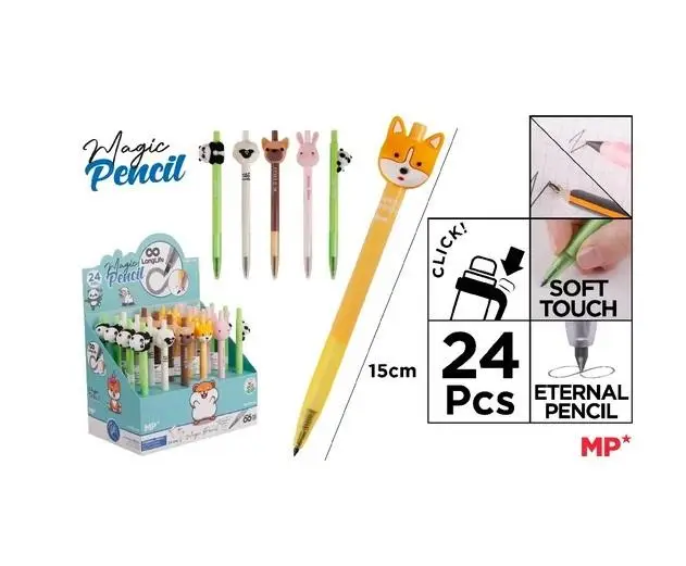 Ołówek wieczny Zwierzaki (24szt) - MP Main Paper
