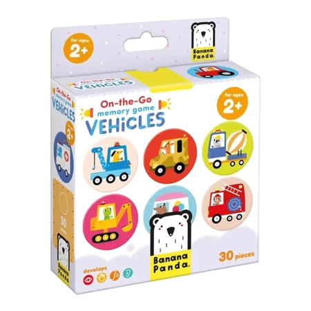 On-the-Go Memory Game .Vehicles 2+ - Banana Panda