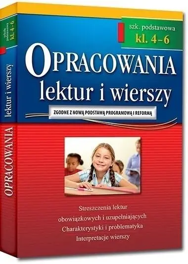 Opracowania SP 4-6 lektur i wierszy w.2018 GREG - praca zbiorowa