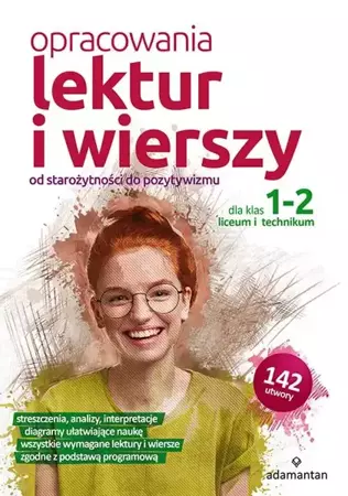 Opracowania lektur i wierszy dla klas 1-2 LO - Opracowanie zbiorowe