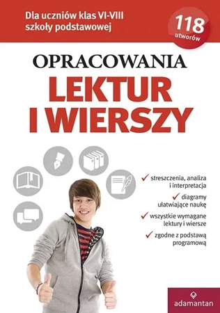 Opracowania lektur i wierszy dla klas 6-8 SP - praca zbiorowa