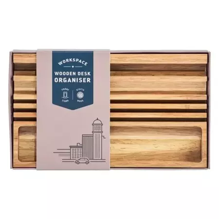 Organizer biurkowy drewniany - Gentlemen's Hardware