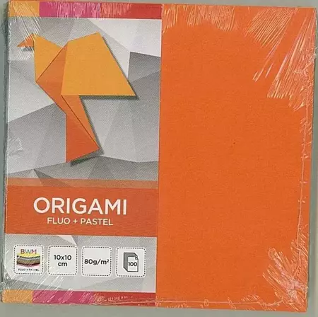 Origami 10x10cm Fluo+Pastele x 100K - INTERDRUK