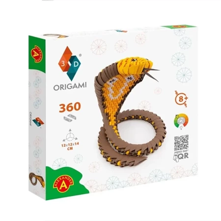 Origami 3D - Kobra ALEX - Alexander
