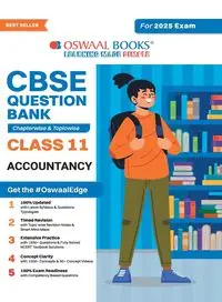 Oswaal CBSE Question Bank Class 11 Accountancy, Chapterwise and Topicwise Solved Papers For 2025 Exams - , Oswaal Editorial Board