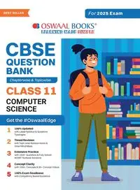 Oswaal CBSE Question Bank Class 11 Computer Science, Chapterwise and Topicwise Solved Papers For 2025 Exams - , Oswaal Editorial Board