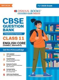 Oswaal CBSE Question Bank Class 11 English Core, Chapterwise and Topicwise Solved Papers For 2025 Exams - , Oswaal Editorial Board